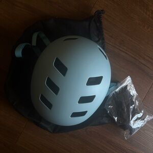 Matte Light Blue Medium Teen/Young Adult Helmet